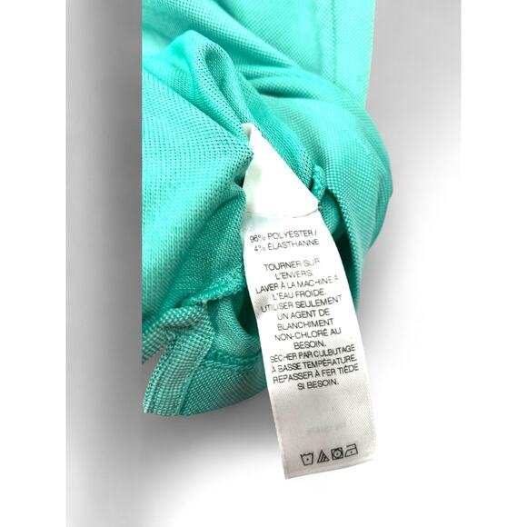 VINEYARD VINES | M | Polo Top Collared Short Sleeve Teal Womens Shirt Golf - Picture 6 of 7